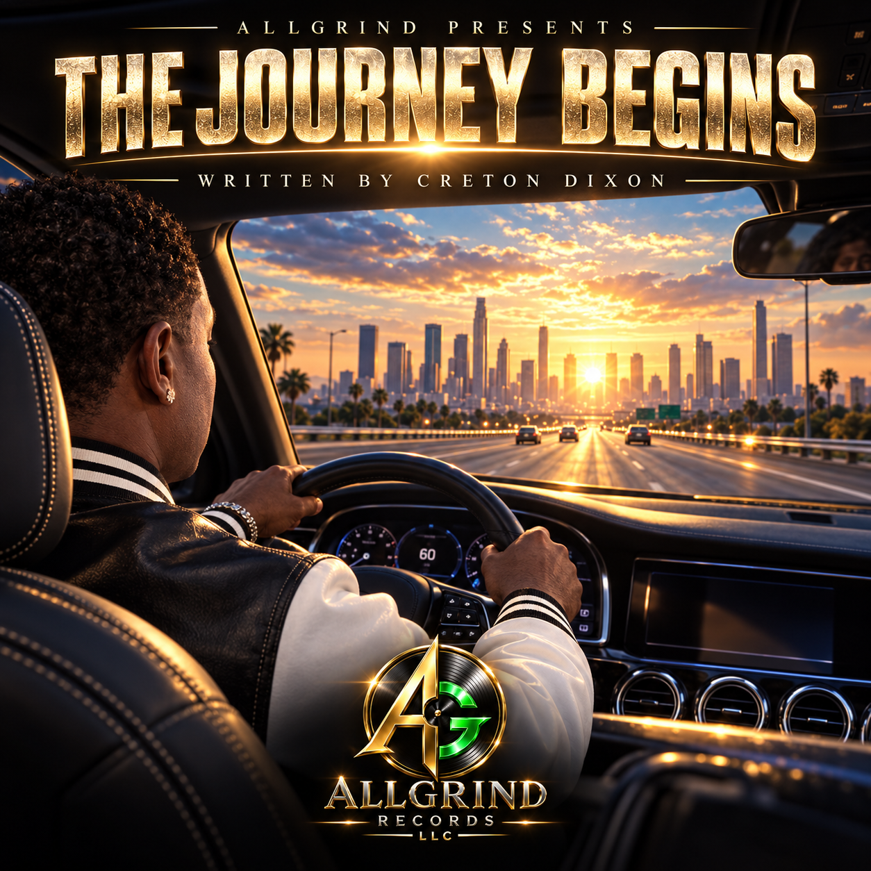 The Journey Begins album artwork, written by Creton Dixon